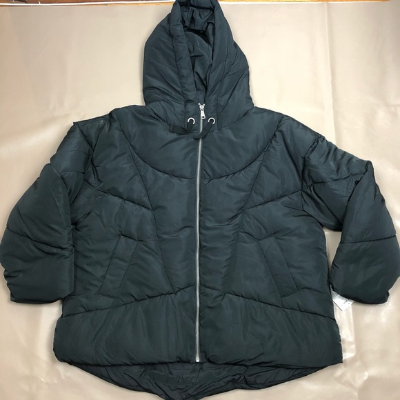 50%NWT FP Movement Hailey Puffer Jacket Black SZ S - Picture 4 of 8